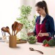 Wooden Utensil Holder